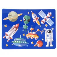 Tekensjabloon 2 stuks hulpdiensten en ruimtefiguren